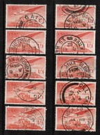 IRELAND  Scott # C 6 USED WHOLESALE LOT OF 10 (WH-387) - Luftpost