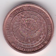 République Tchèque – Tchéquie 1 Cent 2003. Specimen. Essai Probe - Private Proofs / Unofficial