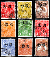 Australia-A-0022 - Soprastampati "O S" 1932-33: Y&T N.52-59 (o) Used - Senza Di Difetti Occulti - - Officials