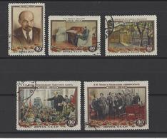 RUSSIE.  YT  N° 1679/1683  Obl   1954 - Used Stamps