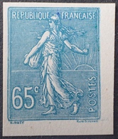 R1934/271 - TYPE SEMEUSE SUR FOND LIGNE - ESSAI DU 65c - BLEU - TB QUALITE (*) CdF - Autres & Non Classés