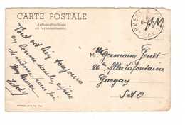 Guerre 1939 1945 Cpa Véhicule Blindé Cachet Postes Aux Armées 23.9.1939 Auto Mitrailleuse En Reconnaissance - Guerre 1939-45