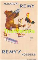 CPA ILLUSTRATEUR LAWSON WOOD PUB PUBLICITE REMY OURS ARTIST SIGNED ADERTISING CARD BEAR TEDDY LITHO DE GREVE BRUXELLES - Wood, Lawson