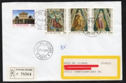 CITTA DEL VATICANO 1995 - SANTUARIO SANTA CASA DI LORETO - Storia Postale