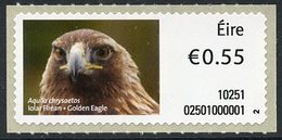 IRELAND (2010). SOAR - ATM - Aquila Chrysaetos, Golden Eagle, águila Real, Steinadler, Iolar Fíréan - Frankeervignetten (Frama)