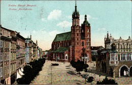 ! Alte Ansichtskarte Krakau, Krakow, Marienkirche, 1910 - Polen