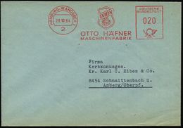 GRIECHISCHE & RÖMISCHE MYTHOLOGIE : 2 HAMBURG-WANDSBEK 1/ IXION/ OTTO HÄFNER/ MASCHINENFABRIK 1964 (28.10.) AFS = Ixion  - Mythology