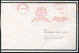 RÖMER / RÖMISCHE GESCHICHTE & KULTUR : MARKTHEIDENFELD/ SKt.MARTINUS/ Martins-Bier../ Martinsbräu.. 1960 (14.10.) AFS (u - Archéologie