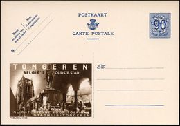RÖMER / RÖMISCHE GESCHICHTE & KULTUR : BELGIEN 1951 Reklame-P 90 C., Blau: TONGEREN/BELGIE'S OUDSTE STAD.. (= Ambiorix-M - Archéologie
