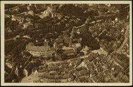 BURGEN / SCHLÖSSER / FESTUNGEN : Nürnberg 1935 (5.4.) 6 Pf. BiP WHW-Lotterie, Grün: Burg Alt-Nürnberg (Luftbild Mit Alts - Castles