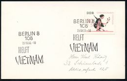 ASIATISCHE GESCHICHTE : 108 BERLIN 8 #bzw.# 66/ HELFT VIETNAM #bzw.# HELFT VIET DUC #bzw.# UNBESIEGBARES VIETNAM 1966/73 - Autres & Non Classés