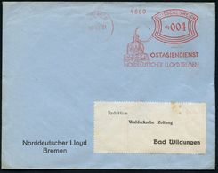 ASIATISCHE GESCHICHTE : BREMEN/ 1/ OSTASIENDIENST/ NORDDT.LLOYD 1931 (17.10.) Seltener AFS = Großer Buddha "Daibutsu" Vo - Andere & Zonder Classificatie