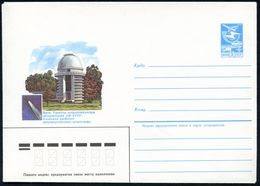 ASTRONOMIE / OBSERVATORIEN / PLANETARIEN : UdSSR 1984 5 Kop. U Verkehrsmittel, Blau: Kiew, Haupt-Observatorium Mit Komet - Astronomy