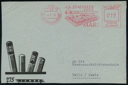 SONNENSYSTEM / SONNE / PLANETEN & KOMETEN : NÜRNBERG/ 11/ DSDR/ J.S.STAEDTLER/ 1662/ MARS 1938 (4.1.) AFS (Werk/Bleistif - Astronomie