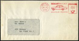 OPEL / GENERAL MOTORS : 415 KREFELD 1/ OPEL Dutzi.. 1967 Dekorat. AFS = PKW "Rekord, Olympia" (rechts Etw. Fett) Sonst K - Automobili