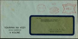 AUTOMOBIL-HERSTELLER AUSLAND : BÖHMEN & MÄHREN 1940 (20.5.) AFS: PRAG 55/PRAHA 55/RINGHOFFER/TATRA/AUTO TATRA (Logo) Tsc - Voitures