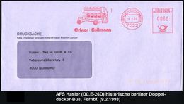 OMNIBUS / OMNIBUS-HERSTELLER : 7022 LEINEFELDEN-ECHTERDINGEN 1/ Ortner + Gollmann 1993 (9.2.) AFS = Histor. Doppeldecker - Busses