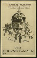 DIE REGENTSCHAFT WILHELMS II. 1888 - 1918 : DEUTSCHES REICH 1915 Monochrome Propaganda-Künstler-Ak.: An Deutscher Kraft  - Altri & Non Classificati