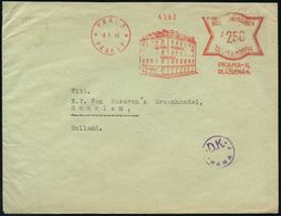 CSR-BESETZUNG 1939 : BÖHMEN & MÄHREN 1940 (8.1.) AFS Francotyp Zweisprachig: PRAG 7/ PRAHA 7/KOOPERATIVA/AGROSOL (Eckhau - Other & Unclassified