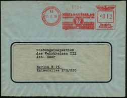 RÜSTUNGSINDUSTRIE  / MUNITION : FRANKFURT (MAIN)/ 12/ SDDH/ VOIGT & HAEFFNER AG/ ELEKTROTECHN.SPEZIALFABRIK.. 1939 (13.2 - Sonstige & Ohne Zuordnung