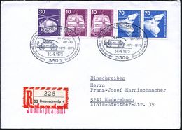 FEUERWEHR / BRANDVERHÜTUNG & -BEKÄMPFUNG : 3300 BRAUNSCHWEIG 1/ 100 Jahre Berufsfeuerwehr.. 1975 (24.8.) SSt = Histor. P - Pompieri