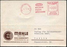 AUTOZUBEHÖR / KRAFTFAHRZEUGZUBEHÖR : STUTTGART-BAD CANNSTATT 1/ MAHLE/ KOLBEN/ FILTER/ SPITZGUSS 1939 (9.10.) AFS = Wich - Auto's