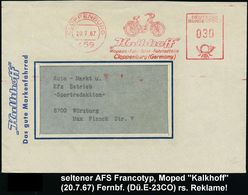 MOTORRAD & ZUBEHÖR : 459 CLOPPENBURG/ "Kalkhoff"/ Mopeds-Fahrräder-Fahrradteile 1967 (20.7.) AFS = Moped, Rs. Fahrrad-Re - Motorräder