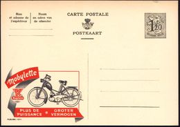 MOTORRAD & ZUBEHÖR : BELGIEN 1954 1,20F. Reklame-P Löwe, Oliv: Mobylette, Kaptein.. = Moped , Französ. Titel Oben, Ungeb - Motorbikes