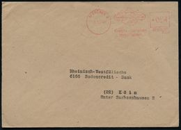 BANK / GELD : MÜNCHEN 1/ Bayerische/ Hypotheken-u.Wechsel-Bank.. 1946 (8.10.) Aptierter AFS = NS-Adler U. "REICHS" Entfe - Non Classés