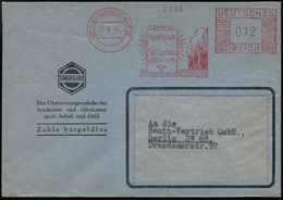 SPARKASSE / SPARBUCH : WESERMÜNDE-MITTE/ Sparbuch/ Städt.Sparkasse/ In Bremerhaven 1944 (27.5.) Dekorat. AFS = Sparbuch, - Non Classés