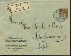 ZOLL / FISKUS / FINANZSYSTEME : SCHWEIZ 1919 (5.12.) PU 30 C. Sitzende Helvetia, Braun/grün: Eidgen. Steuerverwaltung (B - Unclassified