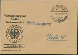 VERSICHERUNGEN : GOTHA 3/ Die Stadt/ D./ Versicherungsbanken 1935 (10.7.) HWSt  O H N E  UB = Seltene Type! Klar Auf Die - Unclassified