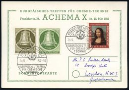 CHEMIE-INSTITUTIONEN, -VERBÄNDE & KONGRESSE : FRANKFURT (MAIN)1/ ACHEMA X/ EUROP.TREFFEN/ FÜR CHEMIE/ TECHNIK 1952 (21.5 - Chemie