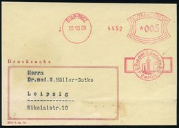 CHEMIE / PRODUKTE / CHEMISCHE INDUSTRIE : BERLIN-/ BRITZ/ J.D.Riedel-E.de Haen AG. 1929 (30.10.) AFS = Firmenlogo: Turm  - Chemie