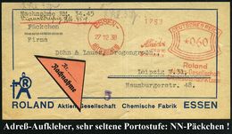 CHEMIE / PRODUKTE / CHEMISCHE INDUSTRIE : ESSEN-/ RÜTTENSCHEID/ Alaidol/ Gegen/ Schmerzen/ Roland AG.. 1938 (27.12.) AFS - Chimie