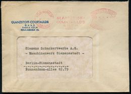 CHEMIE / PRODUKTE / CHEMISCHE INDUSTRIE : KÖLN-MERHEIM/ (LINKSRHEIN)/ GLANZSTOFF-/ COURTAULDS/ GMBH.. 1946 (4.7.) AFS Fr - Chimie