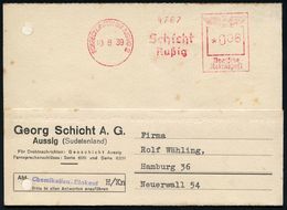 CHEMIE / PRODUKTE / CHEMISCHE INDUSTRIE : SCHRECKENSTEIN (KR AUSSIG)/ Schicht/ Außig 1939 (10.8.) Seltener AFS-Typ Franc - Chimica