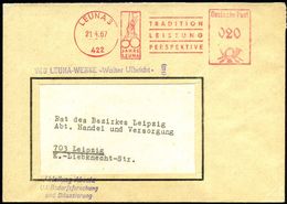 I.-G.-FARBEN INDUSTRIE, TOCHTERFIRMEN & NACHFOLGER : 422 LEUNA 3/ 60 JAHRE/ LEUNA/ TRADITION/ LEISTUNG/ PERSPEKTIVE 1967 - Chemistry