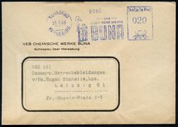 I.-G.-FARBEN INDUSTRIE, TOCHTERFIRMEN & NACHFOLGER : SCHKOPAU/ über/ MERSEBURG/ VEB/ CHEMISCHE WERKE/ BUNA 1959 (21.1.)  - Chimie