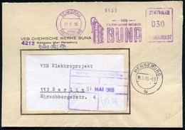 I.-G.-FARBEN INDUSTRIE, TOCHTERFIRMEN & NACHFOLGER : SCHKOPAU/ über/ MERSEBURG/ VEB/ CHEMISCHE WERKE/ BUNA/ ZKD 1966 (29 - Chimie