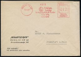 MINERALÖL & KRAFTSTOFFE / TECHNISCHE ÖLE : BERLIN SW 68/ Union/ Deutsche/ Verlagsgesellschaft Berlin... 1941 (19.4.) AFS - Chemistry