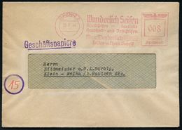HAUSHALTS-CHEMIE : GLAUCHAU 2/ Wunderlich Seifen/ Textilseifen-Textilöle/ Haushalt-u.Feinseifen.. 1944 (26.7.) AFS Klar  - Chemie