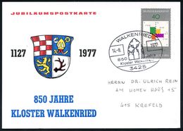 KLÖSTER & ABTEIEN / NONNEN & MÖNCHE : 3425 WALKENRIED/ 850 Jahre/ Kloster Walkenried 1977 (14.8.) SSt = Spitzbogenfenste - Abbazie E Monasteri