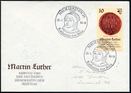 MARTIN LUTHER & REFORMATION & REFORMATOREN : 7207 NEUKIERITZSCH/ 485.Geburtstag/ Katharina Von Bora 1984 (29.1.) SSt = K - Christianisme