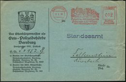 DEUTSCHE GESCHICHTE: VON DER VÖLKERWANDERUNG BIS ZUR NEUZEIT (17. JHDT.) : BERNBURG/ Besucht Die 800 Jahrfeier 1938/ Fes - Other & Unclassified