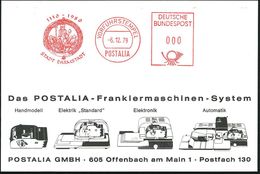 DEUTSCHE STÄDTE-JUBILÄEN : Darmstadt 1979 (6.12.) AFS: VORFÜHRSTEMPEL/POSTALIA/1330 - 1980/STADT DARMSTADT (Siegel: Ludw - Autres & Non Classés
