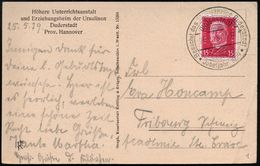 DEUTSCHE STÄDTE-JUBILÄEN : DUDERSTADT/ (EICHSFELD)/ Besuchet Das 1000=jährige Duderstadt/ Jubeljahr 1929 1929 (25.5.) Se - Sonstige & Ohne Zuordnung