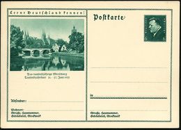 DEUTSCHE STÄDTE-JUBILÄEN : Merseburg 1933 6 Pf. Jubil.-BiP Ebert, Grün: Tausendjahrfeier 21.-27. Juni 1933 (Dom, Brücke) - Other & Unclassified