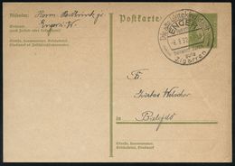 KARL DER GROSSE : ENGER/ (WESTF)/ Die Alte Wittekindstadt/ ..Zigarren 1932 (Sept.) Seltener HWSt Auf Inl.-Kt. (etw. Unfr - Sonstige & Ohne Zuordnung