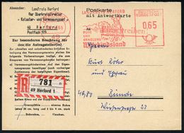 KARL DER GROSSE : 49 HERFORD 1/ Cc/ HERFORD STADT+LAND/ ..Wittekindsland 1965 (2.4.) AFS 065 Pf. = Wittekind ZuPferd (na - Autres & Non Classés